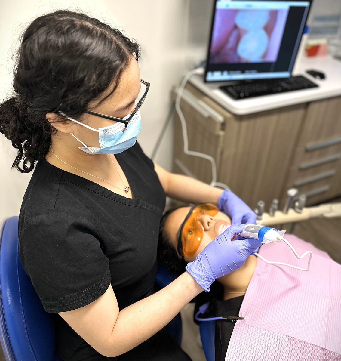 Intraoral camera used at Hayden Charles Dental Care