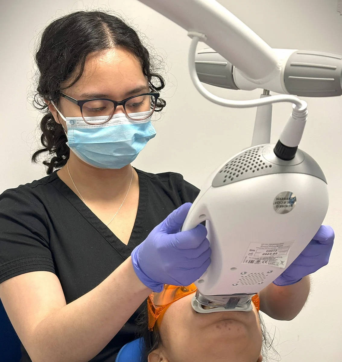 Zoom teeth whitening technology at Hayden Charles Dental Care